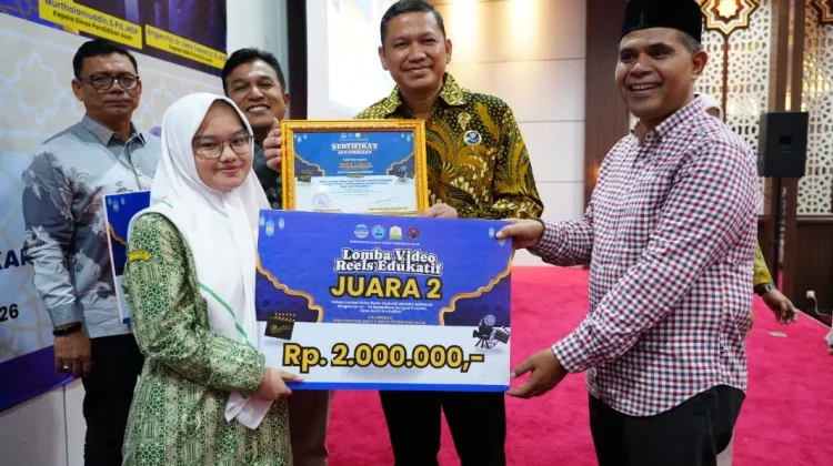 Disdik dan BNN Aceh Umumkan Juara Lomba Video Reels Edukatif