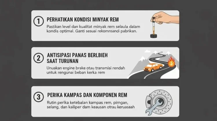 Berikut Hal Bisa Bikin Rem Mobil Mendadak Rewel