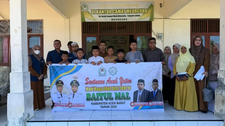 Anak Yatim di Aceh Barat Terima Santunan jelang Lebaran