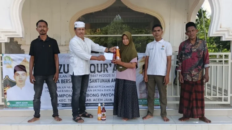 Gampong Rambong Payong Santuni Anak Yatim jelang Idulfitri