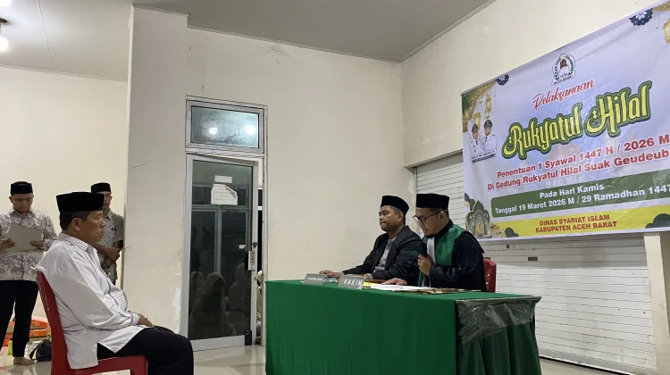 Hilal Tidak Terlihat, Idulfitri 1447 H Ditetapkan Sabtu