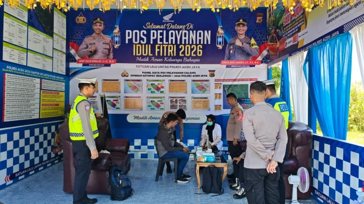Polres Aceh Jaya Berikan Layanan Kesehatan Gratis