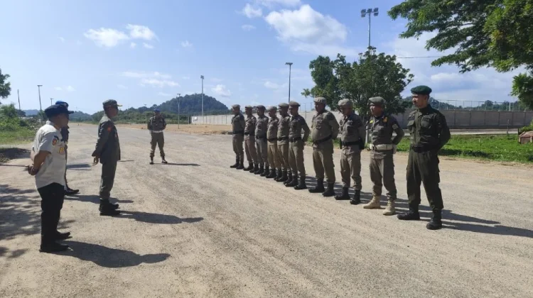 Satpol PP/WH Aceh Jaya Kerahkan 12 Personel dalam Operasi Ketupat Seulawah