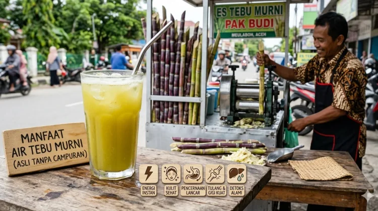 Manfaat Minum Air Tebu