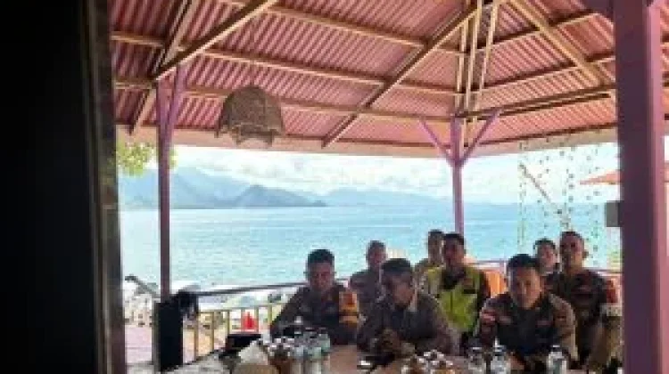 Polres Aceh Selatan Ikuti Zoom Meeting Anev Siskamtibmas
