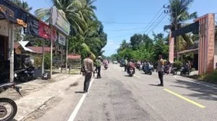 Polres Aceh Selatan Tertibkan Lalu Lintas di Objek Wisata