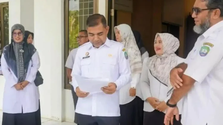 Plt Sekda Abdya Sidak Kehadiran ASN usai Libur Lebaran
