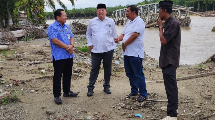 Bupati TRK Harap Pemerintah Pusat Segera Perbaiki Jembatan Alue Wakie