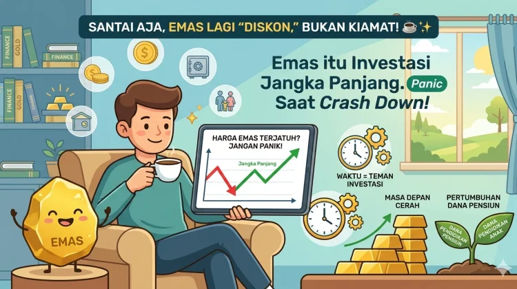 Santai Aja, Emas Lagi "Diskon," Bukan Kiamat!