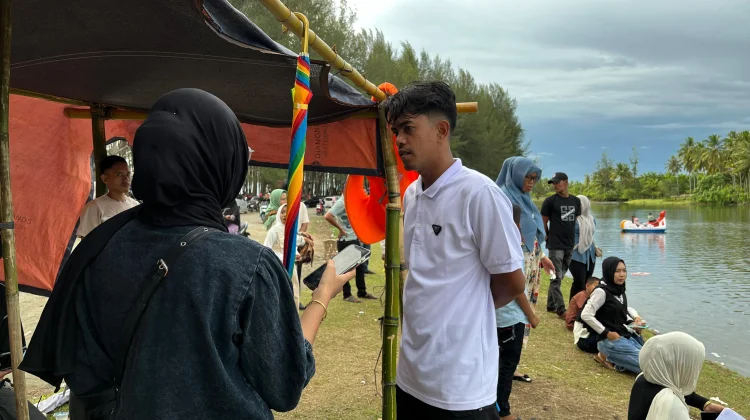 Wisata "Kolbek" Nagan Raya Masih Ramai Pasca Lebaran