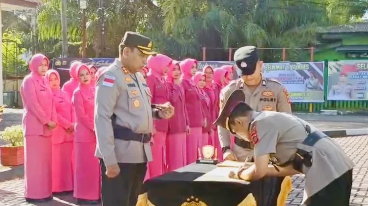 Kapolres Aceh Barat Pimpin Sertijab Sejumlah Pejabat