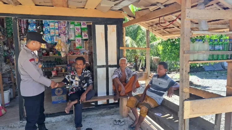 Patroli Dialogis Polsek Woyla Timur Perkuat Kamtibmas Warga