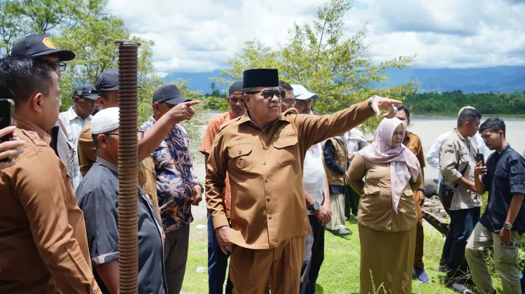 Bupati Nagan Raya Instruksikan Rehabilitasi Irigasi Lung Tiga
