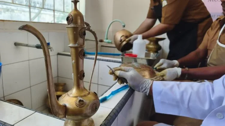 Museum Aceh Lakukan Pemeliharaan Koleksi Benda Kuningan
