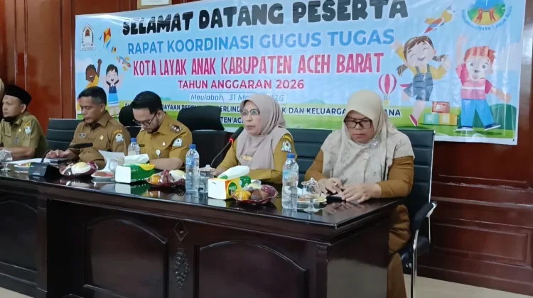 Aceh Barat Target Naik Nindya dalam Evaluasi KLA Tahun 2026