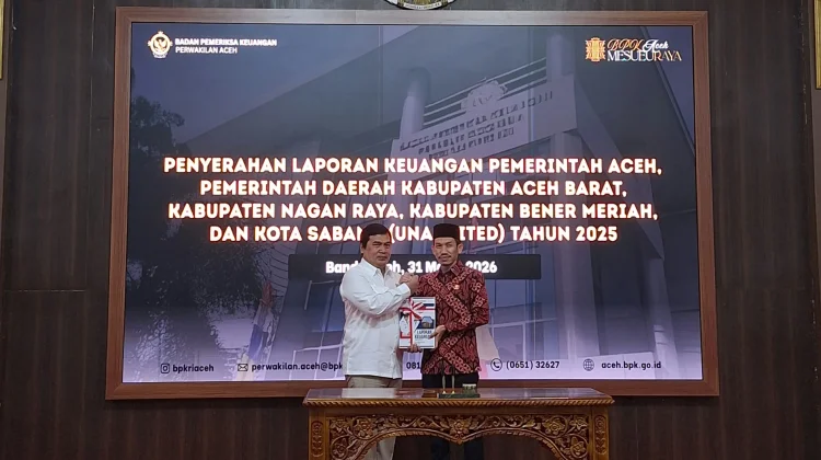 Pemkab Aceh Barat Serahkan LKPD 2025 ke BPK RI