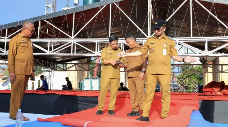 Wabup Aceh Barat Tinjau Kesiapan Tabligh Akbar di Masjid Agung Baitul Makmur