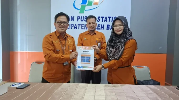 BPS Aceh Barat Adakan Sertijab Pergantian Pimpinan