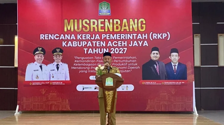 Bupati Aceh Jaya Buka Musrenbang RKPK 2027