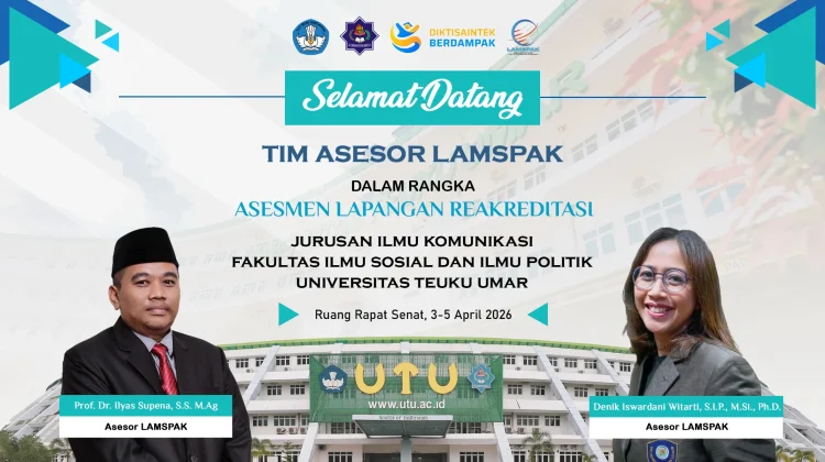 UTU Sambut Tim Visitasi Akreditasi Prodi Ilmu Komunikasi LAMSPAK