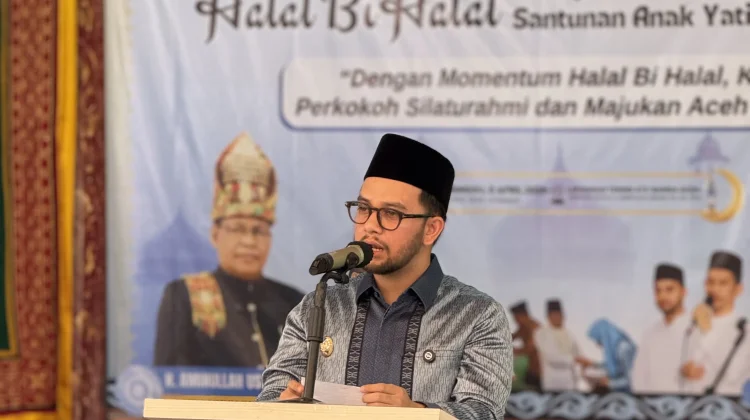 Wabup Aceh Barat Hadiri Halal Bihalal dan Santunan Anak Yatim IKABA Banda Aceh