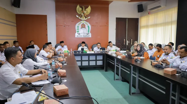 Bupati Tarmizi Pimpin Rakor Pemutakhiran Data Sosial Ekonomi Nasional