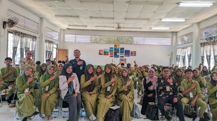 Estafet Kepemimpinan di SMAN Bunga Bangsa Dimulai lewat LDKS Osis