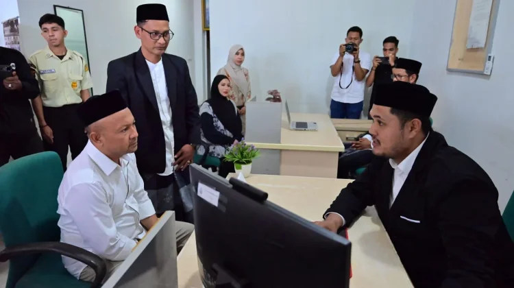 Bupati Safwandi Resmikan Kantor Kemenhaj dan Umrah Aceh Jaya