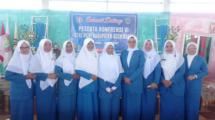 Konferensi IGTKI-PGRI Aceh Barat Tetapkan Pengurus Baru, Deliana Pimpim Nahkoda