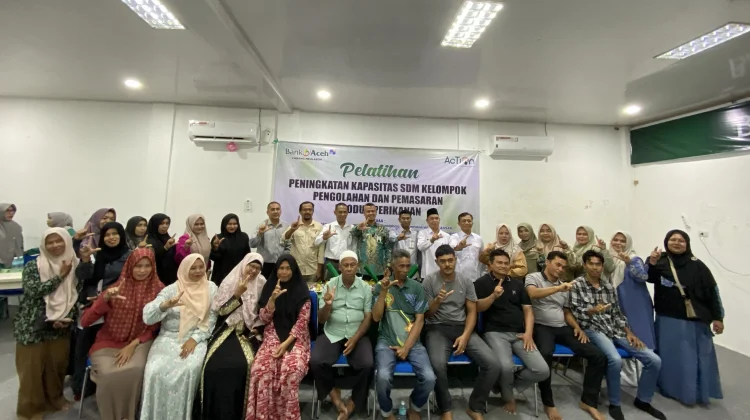 Bank Aceh Syariah Meulaboh Dorong Produk Perikanan Aceh Barat Naik Kelas