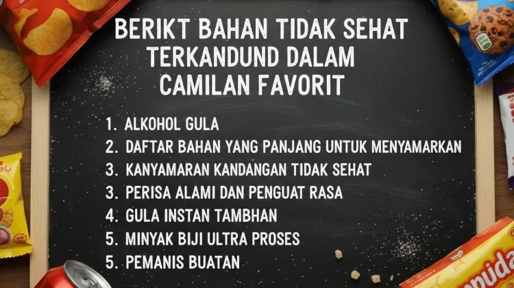 Berikut Bahan Tidak Sehat Terkandung Dalam Camilan Favorit