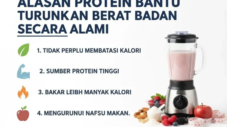 Alasan Protein Bantu Turunkan Berat Badan Secara Alami