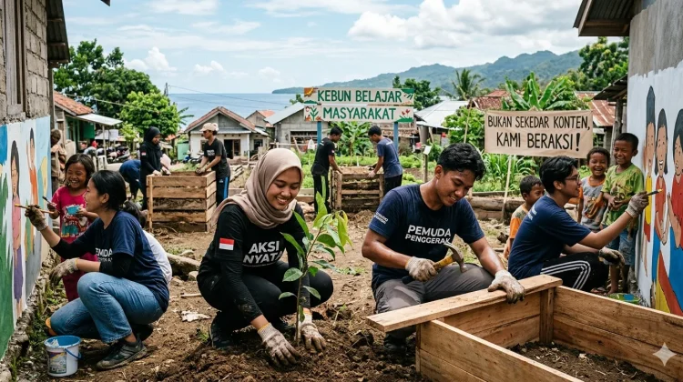 Bukan Sekedar Konten, Pemuda Aksi Nyata dalam Perubahan Bangsa