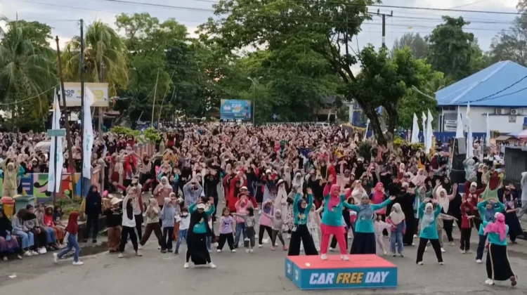 Digelar Kembali, Car Free Day Aceh Barat Peserta Antusias
