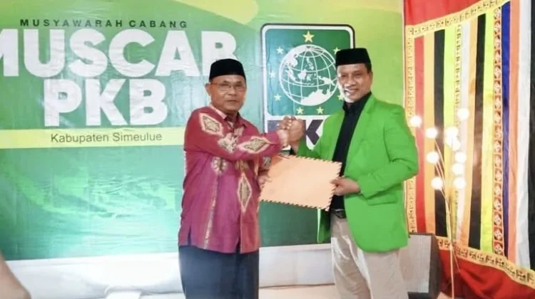 Wabup Simeulue Hadiri Muscab PKB, Serahkan Usulan Pembangunan Daerah