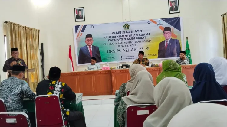 Kakanwil Kemenag Aceh Bina ASN, Tekankan Layanan Publik Prima