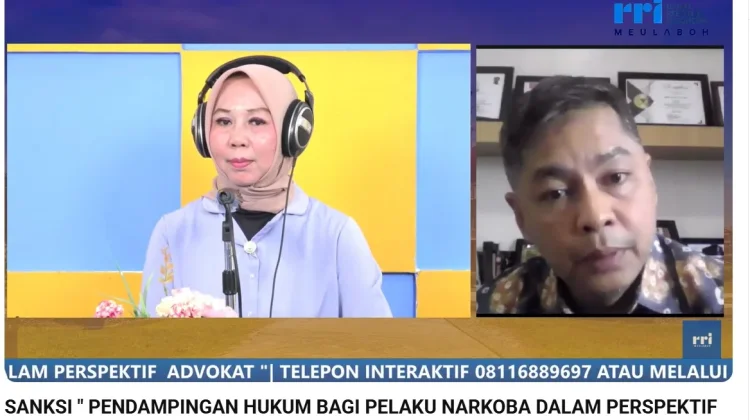 Advokat Tegaskan Pelaku Narkoba Tetap Berhak Didampingi
