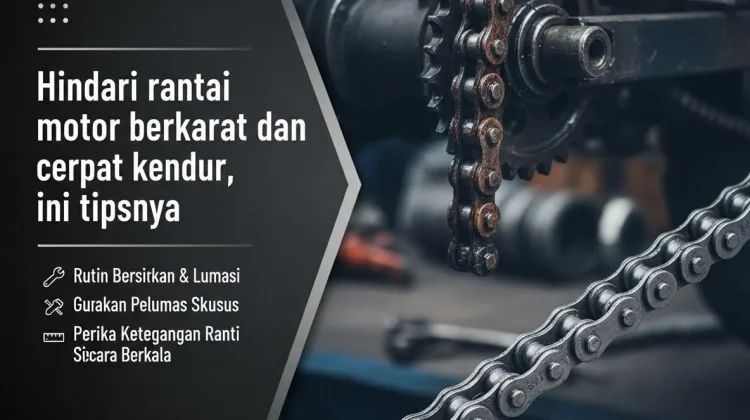 Tips Rantai Motor Tidak Berkarat dan Cepat Kendur