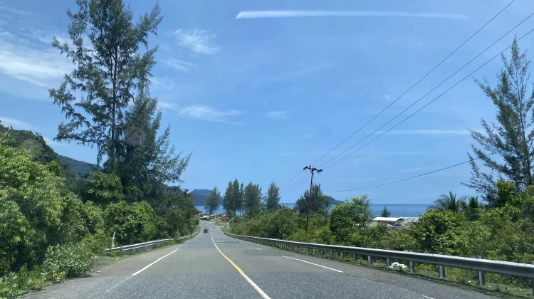 Jalan Lintas Aceh Jaya Tol Pesisir Aceh View Laut yang Viral