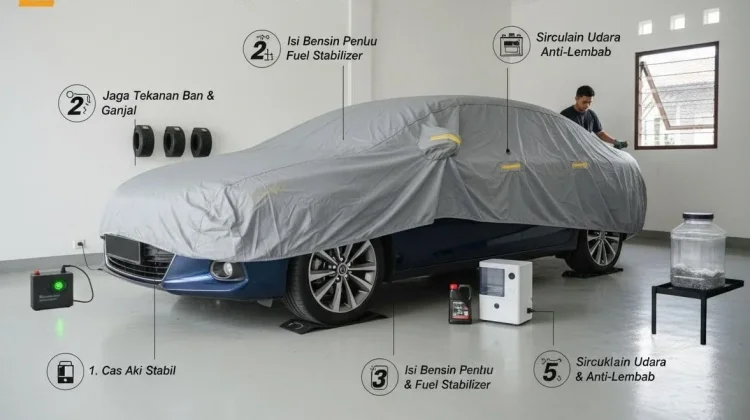 Berikut 5 Tips Menyimpan Mobil Lama Gak Dipakai