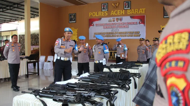 Propam Polda Aceh ke Mapores Aceh Barat, Senjata Dikeluarkan, Ada Apa?
