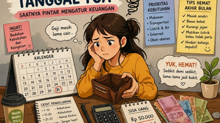 Cara Melewati Akhir Bulan meski Dompet Menipis