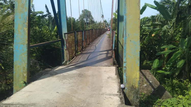 Jembatan Gantung Pasi Jambu–Pasi Teugoh Memprihatinkan, Warga Minta Perbaikan