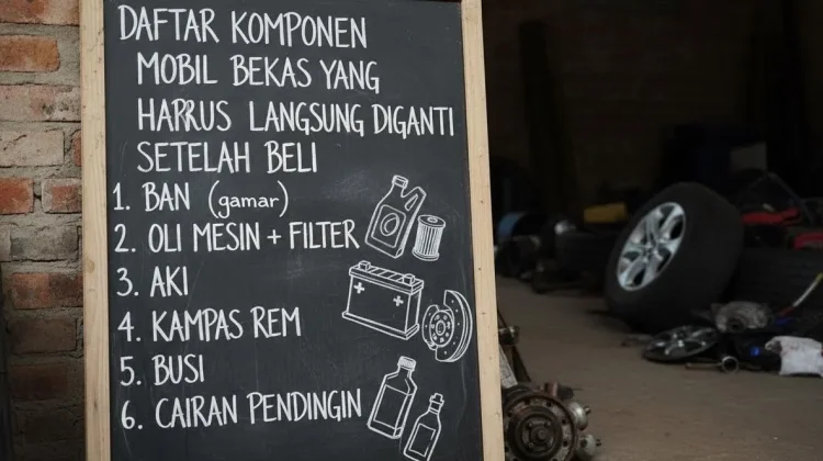 Beli Mobil Bekas? Daftar Komponen Mobil Harus Diganti