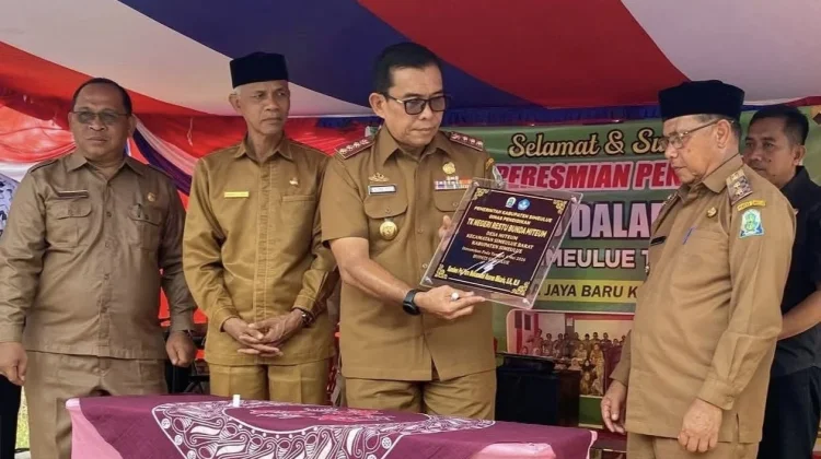 Bupati Simeulue Resmikan Penegerian 16 TK dan PAUD