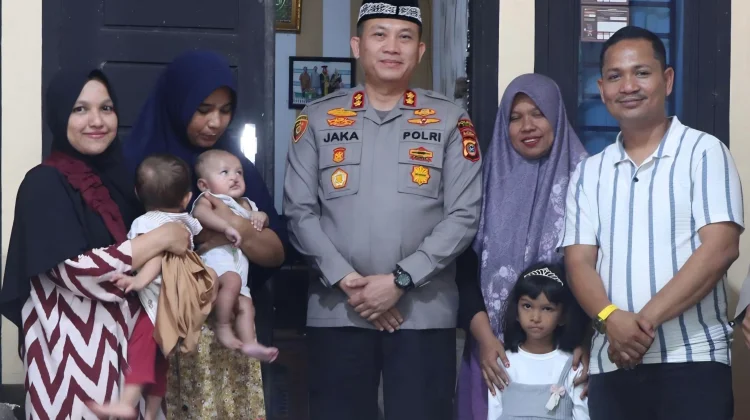 Kapolres Pidie Kunjungi Anak Bibir Sumbing, Hadirkan Harapan lewat Operasi Gratis