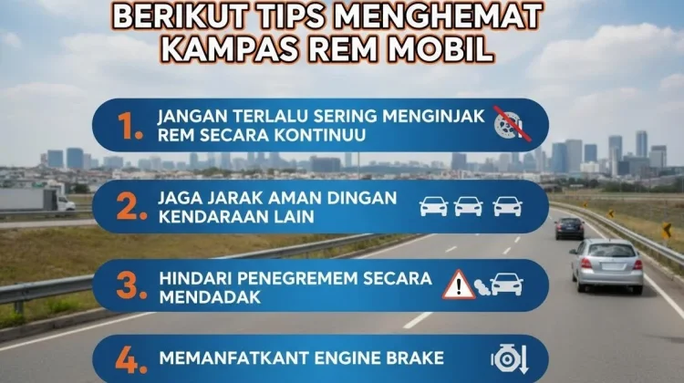 Berikut Tips Menghemat Kampas Rem Mobil
