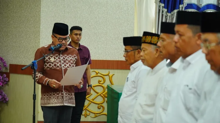 Bupati TRK Lantik Pengurus DKA Nagan Raya 2025–2029