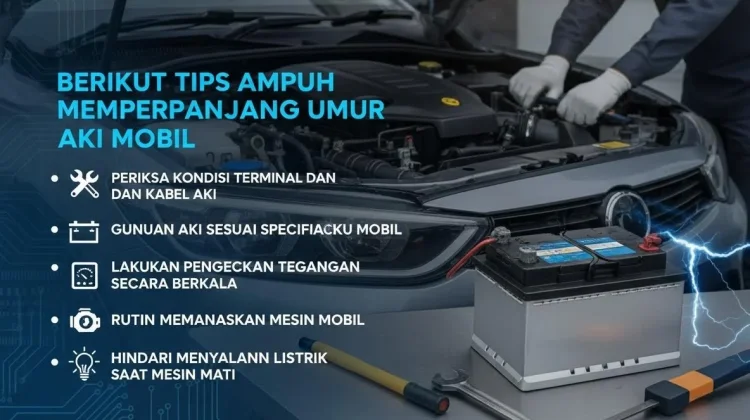 Berikut Tips Ampuh Memperpanjang Umur Aki Mobil