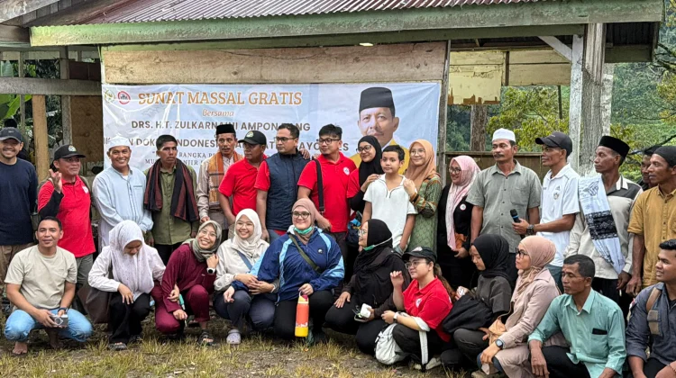 Ampon Bang dan IDI ke Pedalaman Gayo Lues Gelar Sunat Massal Anak-anak Korban Banjir